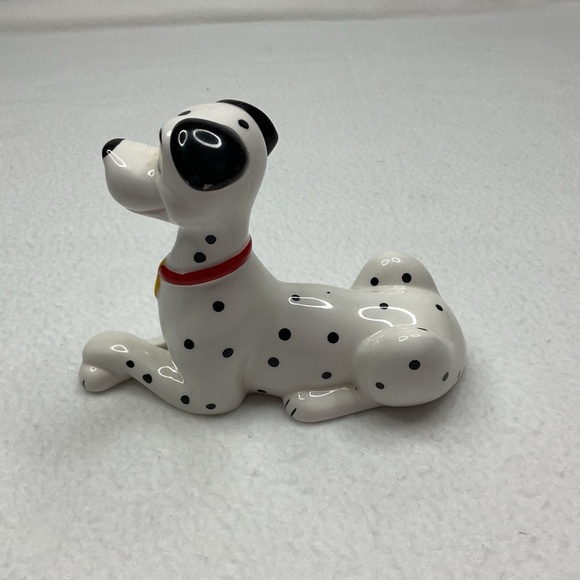 Disney 101 Dalmatians 5" Porcelain Pongo A Red Collar And Gold Medallion Dog - Picture 3 of 10